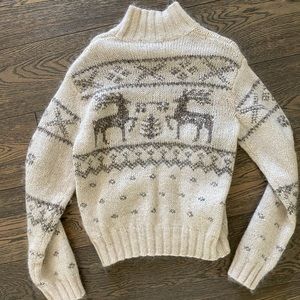 Polo Ralph Lauren Reindeer Sweater. Wool
